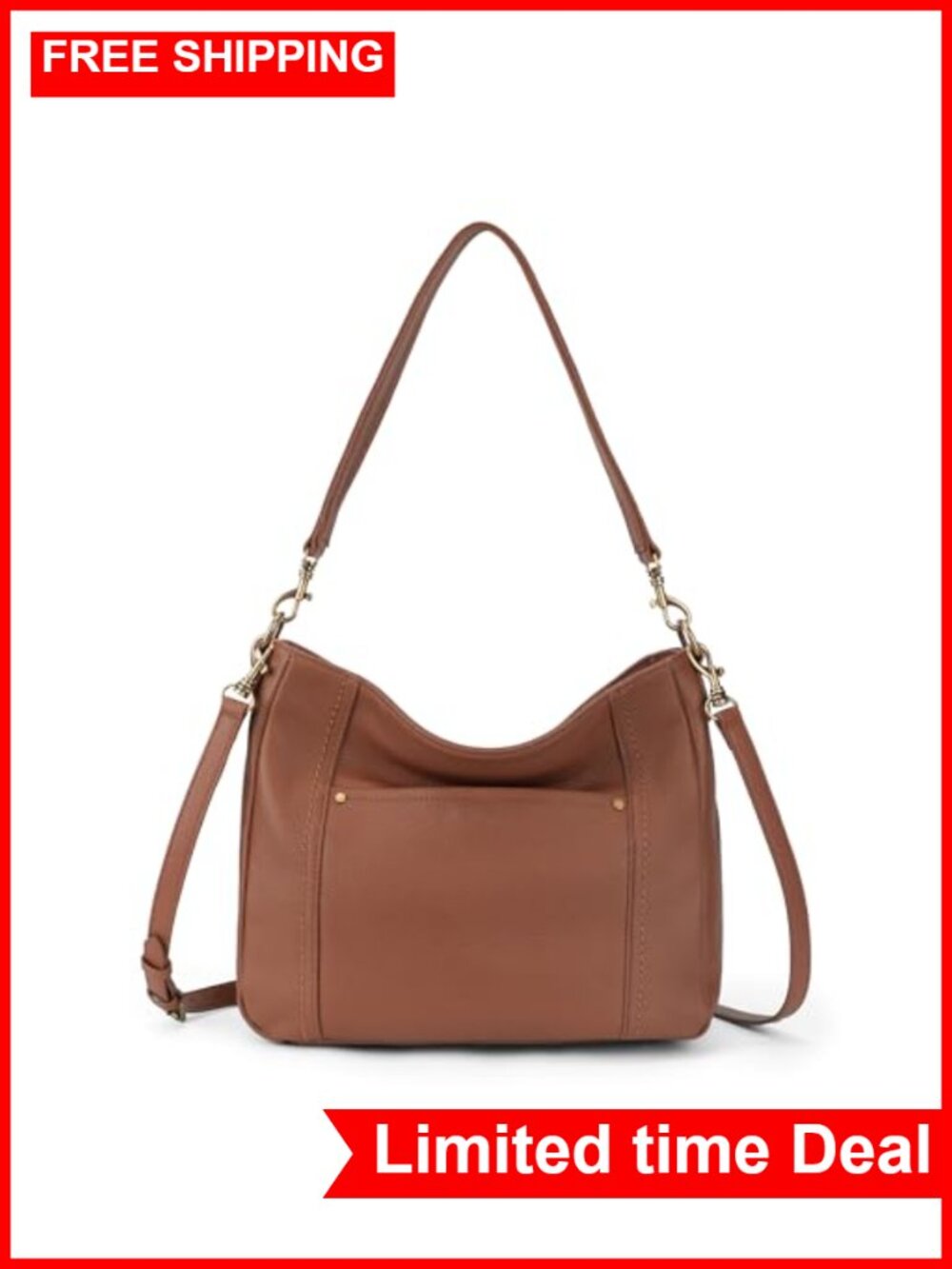 Genuine Leather Hobo Crossbody Bag Women Shoulder Purse Handbag